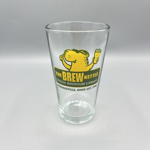Unbranded Other - The Brew Kettle Taproom Pint 16 Oz. Beer Glass Strongsville Ohio Cleveland